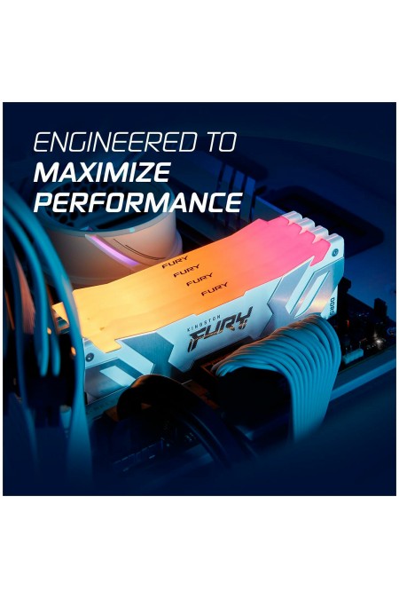 Оперативная память Kingston Fury Renegade RGB 32 ГБ (16 ГБ x 2 шт.) DDR5 6400 МГц DIMM CL32 (KF564C32RWAK2-64) 6