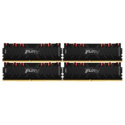 Оперативная память Kingston FURY Renegade RGB 32 ГБ (8 ГБ x 4 шт.) DDR4 3600 МГц DIMM CL16 (KF436C16RBAK4/32)