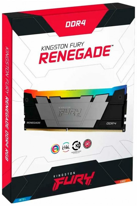 Оперативная память Kingston Fury Renegade RGB 8 ГБ DDR4 3600 МГц DIMM CL16 (KF436C16RB2A/8) 4
