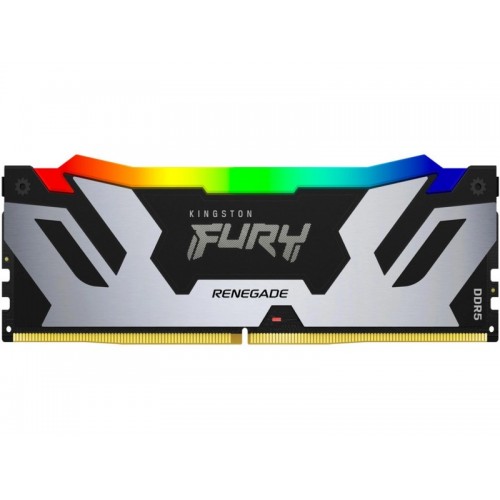 Оперативная память Kingston Fury Renegade Silver/Black RGB 24 ГБ DDR5 7200 МГц DIMM CL38 (KF572C38RSA-24) 