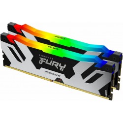 Оперативная память Kingston FURY Renegade Silver RGB 32 ГБ (16 ГБ x 2 шт.) DDR4 3200 МГц DIMM (KF572C38RSAK2-32)