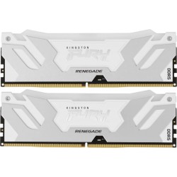 Оперативная память Kingston Fury Renegade Silver/White RGB XMP 32 ГБ (16 ГБ x 2 шт.) DDR5 7600 МГц DIMM CL38 (KF576C38RWAK2-32)