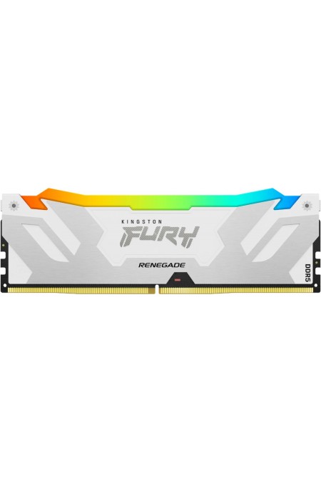 Оперативная память Kingston Fury Renegade Silver/White RGB XMP 32 ГБ (16 ГБ x 2 шт.) DDR5 7600 МГц DIMM CL38 (KF576C38RWAK2-32) 1