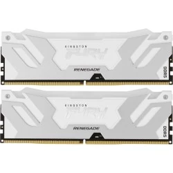 Оперативная память Kingston Fury Renegade Silver/White RGB XMP 32 ГБ (16 ГБ x 2 шт.) DDR5 8000 МГц DIMM CL38 (KF580C38RWAK2-32)
