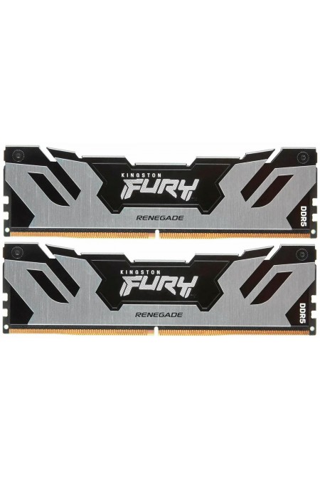 Оперативная память Kingston FURY Renegade Silver XMP 32 ГБ (16 ГБ x 2 шт.) DDR5 7200 МГц DIMM CL38 (KF572C38RSK2-32) 