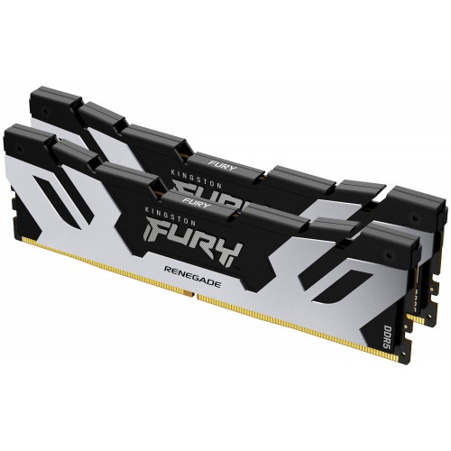 Оперативная память Kingston FURY Renegade Silver XMP 32 ГБ (16 ГБ x 2 шт.) DDR5 7200 МГц DIMM CL38 (KF572C38RSK2-32) 