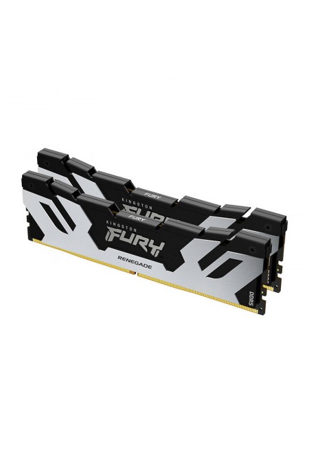 Оперативная память Kingston Fury Renegade Silver XMP 64 ГБ (32 ГБ x 2 шт.) DDR5 6400 МГц DIMM CL32 (KF564C32RSK2-64) 1