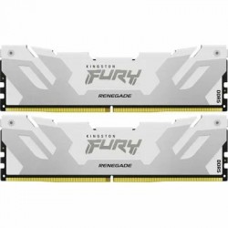 Оперативная память Kingston Fury Renegade White 32 ГБ (16 ГБ x 2 шт.) DDR5 6400 МГц DIMM CL32 (KF564C32RWK2-32)