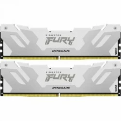 Оперативная память Kingston Fury Renegade White 32 ГБ (16 ГБ x 2 шт.) DDR5 6400 МГц DIMM CL32 (KF564C32RWK2-32)