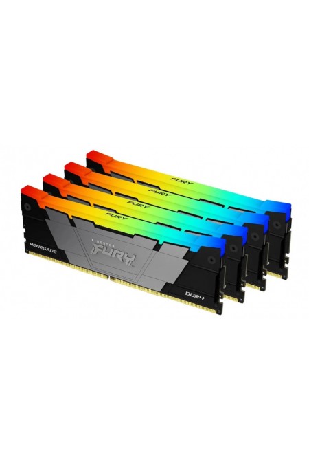 Оперативная память Kingston FURYRenegadeRGB 64 ГБ (16 ГБ x 4 шт.) DDR4 3200 МГц DIMM CL16 (KF432C16RB12AK4/64) 1