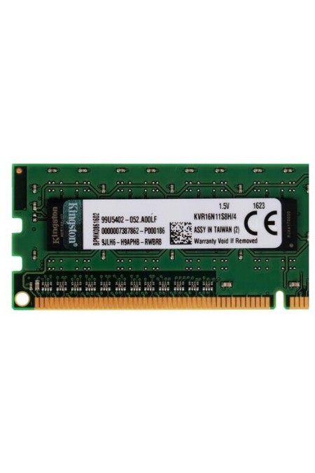 Оперативная память Kingston ValueRAM 4 ГБ DDR3 1600 МГц DIMM CL11 (KVR16N11S8H/4) 1