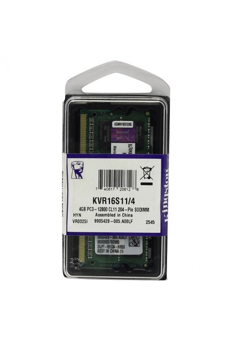 Оперативная память Kingston ValueRAM 4 ГБ DDR3L 1600 МГц SODIMM CL11 (KVR16S11/4) 5