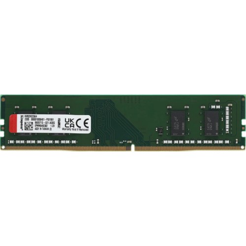 Оперативная память Kingston ValueRAM 4 ГБ DDR4 3200 МГц DIMM CL22 (KVR32N22S6/4) 