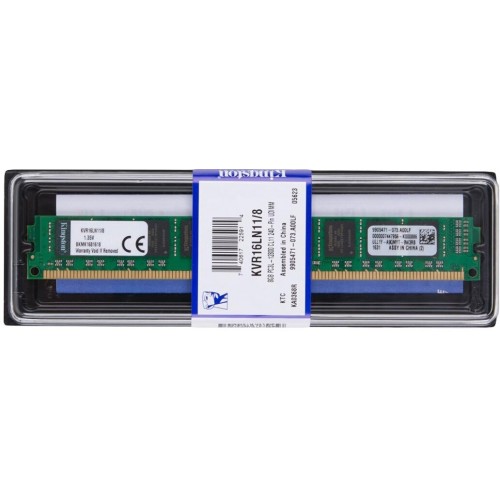 Оперативная память Kingston ValueRAM 8 ГБ DDR3L 1600 МГц DIMM CL11 (KVR16LN11/8WP) 3