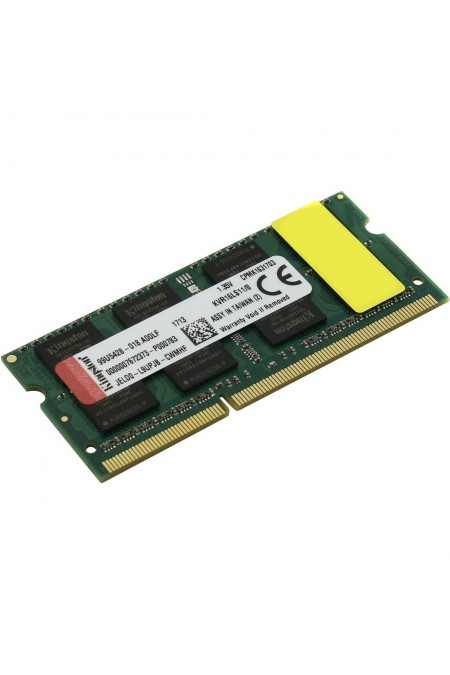 Оперативная память Kingston ValueRAM 8 ГБ DDR3L 1600 МГц SODIMM CL11 (KVR16LS11/8WP) 