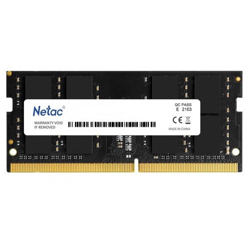 Оперативная память Netac 16 ГБ DDR4 2666 МГц SODIMM (NTBSD4N26SP-16) 