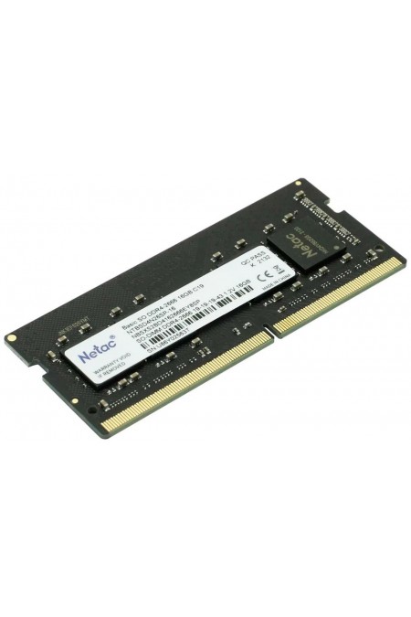 Оперативная память Netac 16 ГБ DDR4 2666 МГц SODIMM (NTBSD4N26SP-16) 1