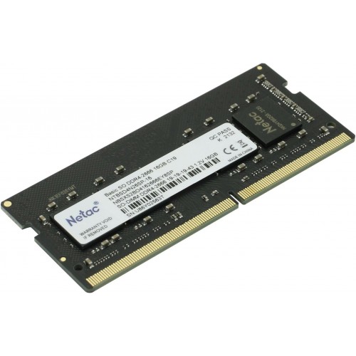 Оперативная память Netac 16 ГБ DDR4 2666 МГц SODIMM (NTBSD4N26SP-16) 4