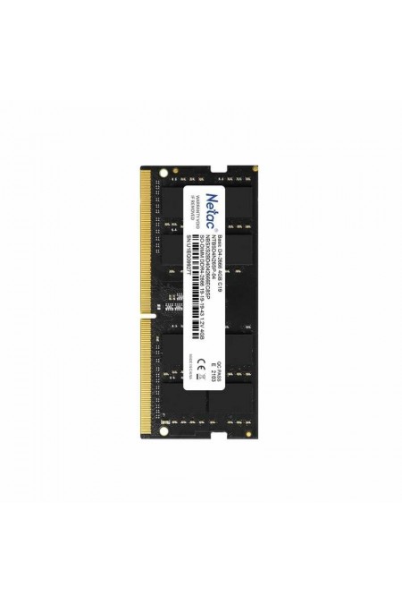 Оперативная память Netac 4 ГБ DDR4 2666 МГц SODIMM CL19 (NTBSD4N26SP-04) 