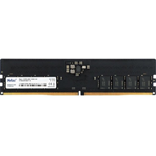 Оперативная память Netac Basic 16 ГБ DDR5 5600 МГц DIMM CL46 (NTBSD5P56SP-16) 2