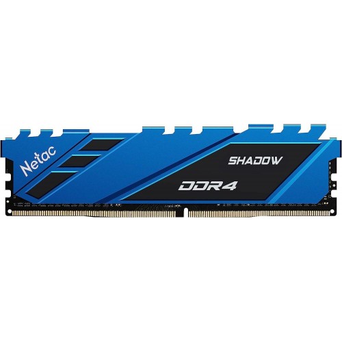 Оперативная память Netac Shadow Blue 16 ГБ DDR4 2666 МГц DIMM C19 (NTSDD4P26SP-16B) 2