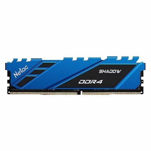 Оперативная память Netac Shadow Blue 16 ГБ DDR4 2666 МГц DIMM C19 (NTSDD4P26SP-16B) 7