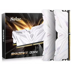 Оперативная память Netac Shadow II 16 ГБ (8 ГБ x 2 шт.) DDR4 3200 МГц DIMM C16 (NTSWD4P32DP-16W)