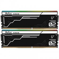 Оперативная память Netac Shadow II RGB Black 32 ГБ (16 ГБ x 2 шт.) DDR5 6800 МГц DIMM C34 (NTS2D5P68DP-32K)