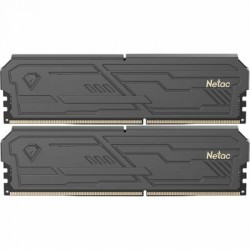 Оперативная память Netac Shadow III Black 32 ГБ (16 ГБ x 2 шт.) DDR4 3200 МГц DIMM CL16 (NTSHD4P32DP-32K)