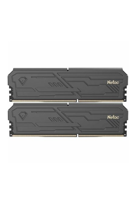 Оперативная память Netac Shadow III Black 32 ГБ (16 ГБ x 2 шт.) DDR4 3200 МГц DIMM CL16 (NTSHD4P32DP-32K) 
