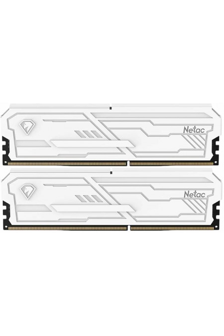 Оперативная память Netac Shadow III White 16 ГБ (8 ГБ x 2 шт.) DDR4 3200 МГц DIMM CL16 (NTSHD4P32DP-16W) 