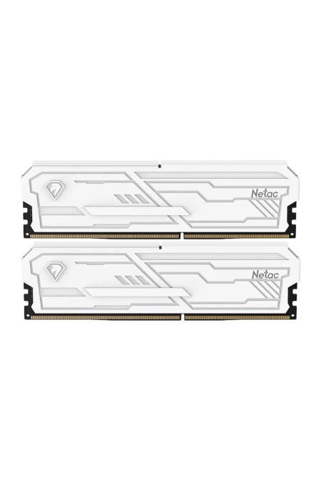 Оперативная память Netac Shadow III White 32 ГБ (16 ГБ x 2 шт.) DDR5 5600 МГц DIMM C46 (NTSHD5P56DP-32W) 