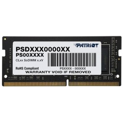 Оперативная память Patriot Memory 8 ГБ DDR4 2133 МГц SODIMM CL15 (PSD48G213381S)