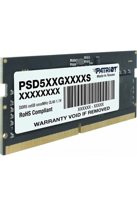 Оперативная память Patriot Memory Signature Line 32 ГБ DDR5 5600 МГц SODIMM CL46 (PSD532G56002S) 
