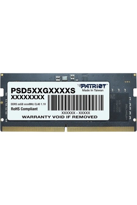 Оперативная память Patriot Memory Signature Line 32 ГБ DDR5 5600 МГц SODIMM CL46 (PSD532G56002S) 1