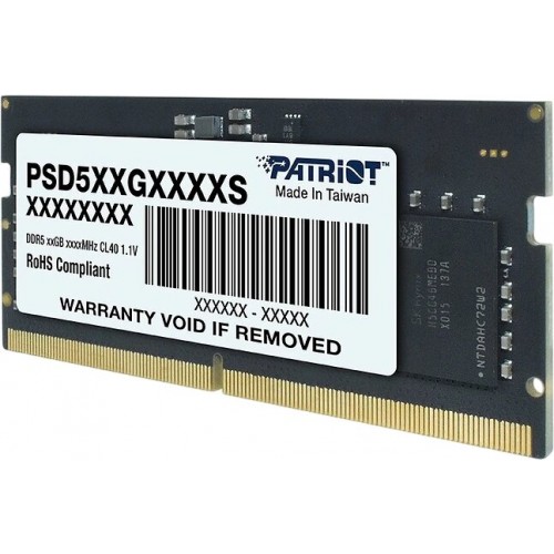 Оперативная память Patriot Memory Signature Line 32 ГБ DDR5 5600 МГц SODIMM CL46 (PSD532G56002S) 4