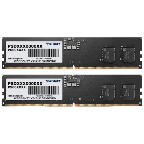 Оперативная память Patriot Memory SL 16 ГБ (8 ГБ x 2 шт.) DDR5 4800 МГц DIMM CL40 (PSD516G4800K) 