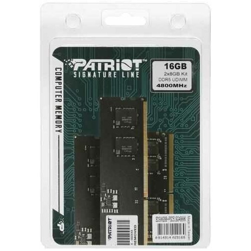 Оперативная память Patriot Memory SL 16 ГБ (8 ГБ x 2 шт.) DDR5 4800 МГц DIMM CL40 (PSD516G4800K) 9