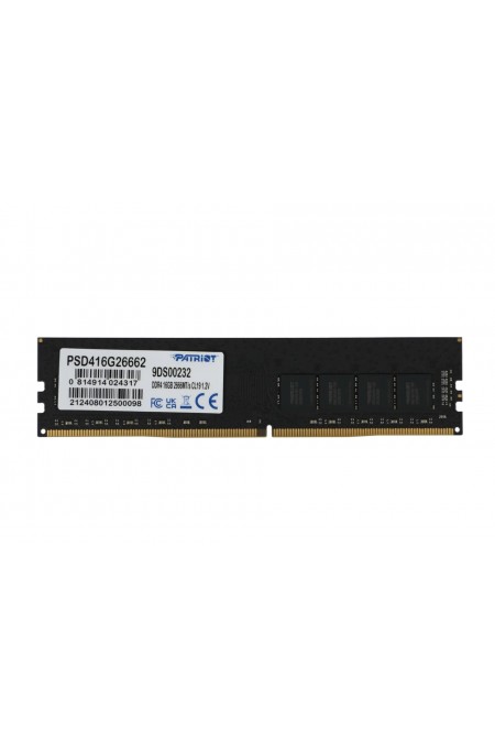 Оперативная память Patriot Memory SL 16 ГБ DDR4 2666 МГц DIMM CL19 (PSD416G26662) 