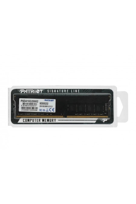 Оперативная память Patriot Memory SL 16 ГБ DDR4 2666 МГц DIMM CL19 (PSD416G26662) 2