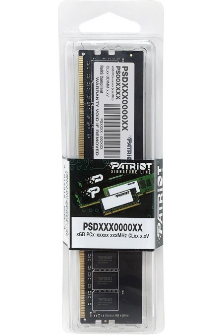 Оперативная память Patriot Memory SL 16 ГБ DDR4 2666 МГц DIMM CL19 (PSD416G266681) 2