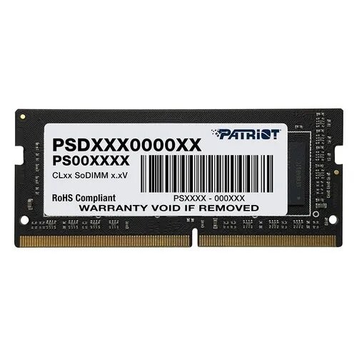 Оперативная память Patriot Memory SL 16 ГБ DDR4 3200 МГц SODIMM CL22 (PSD416G32002S) 1