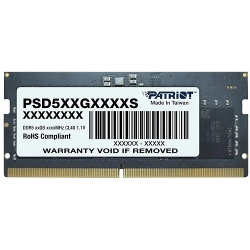 Оперативная память Patriot Memory SL 16 ГБ DDR5 4800 МГц SODIMM CL40 (PSD516G480081S) 