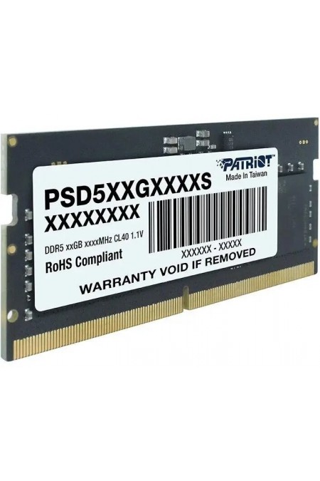 Оперативная память Patriot Memory SL 16 ГБ DDR5 4800 МГц SODIMM CL40 (PSD516G480081S) 2