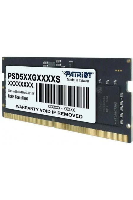 Оперативная память Patriot Memory SL 16 ГБ DDR5 4800 МГц SODIMM CL40 (PSD516G480081S) 3