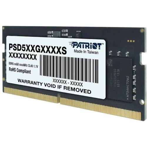 Оперативная память Patriot Memory SL 16 ГБ DDR5 4800 МГц SODIMM CL40 (PSD516G480081S) 3