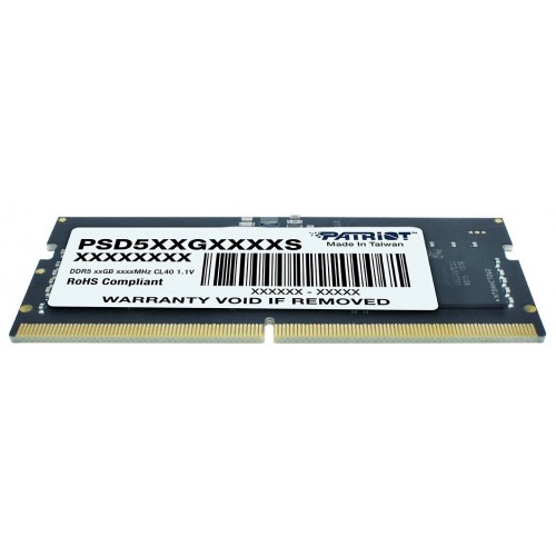 Оперативная память Patriot Memory SL 16 ГБ DDR5 4800 МГц SODIMM CL40 (PSD516G480081S) 4