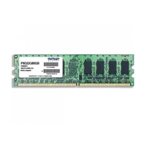 Оперативная память Patriot Memory SL 2 ГБ DDR2 800 МГц DIMM CL6 (PSD22G80026) 4