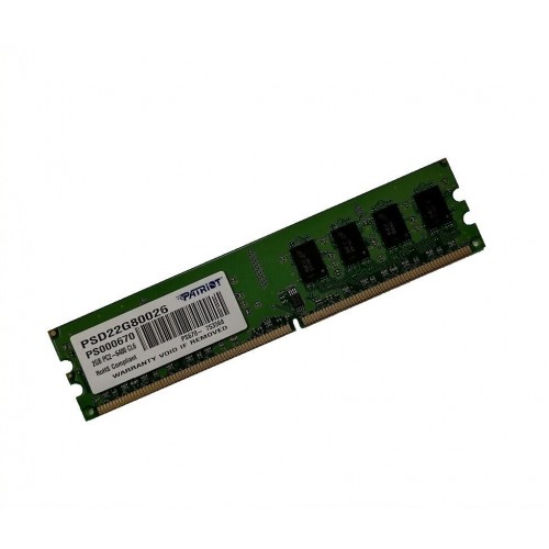 Оперативная память Patriot Memory SL 2 ГБ DDR2 800 МГц DIMM CL6 (PSD22G80026) 9