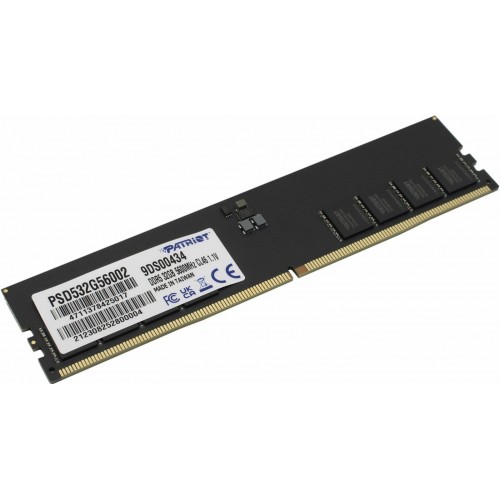 Оперативная память Patriot Memory SL 32 ГБ (32 ГБ x 1 шт.) DDR5 5600 МГц DIMM CL46 (PSD532G56002) 5